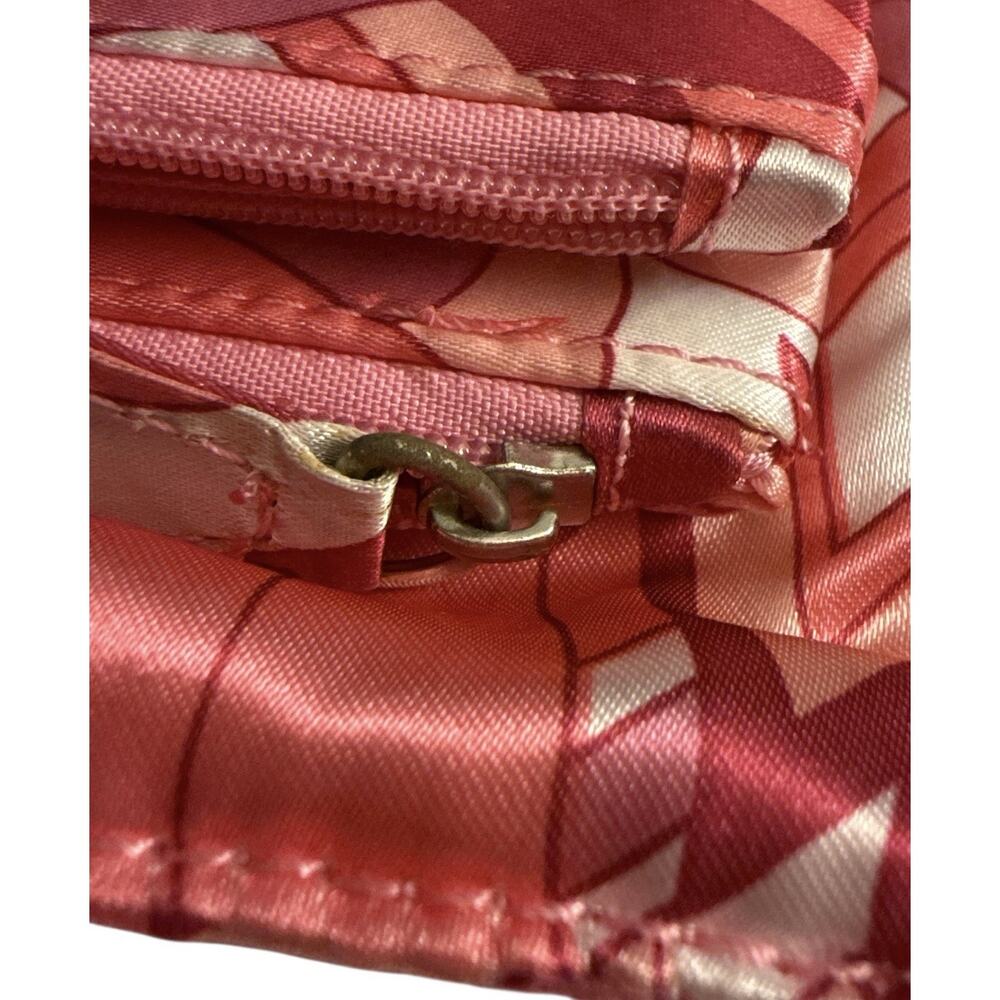 Avon Satin Jewelry Makeup Travel Trifold Tie Closure Zip Pouches 5X7 Folded - Picture 10 of 11